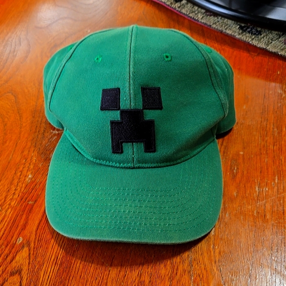 JINX MINECRAFT CREEPER FACE CAP HAT SIZE L/XL 💚 🟩 📗 - Picture 1 of 11